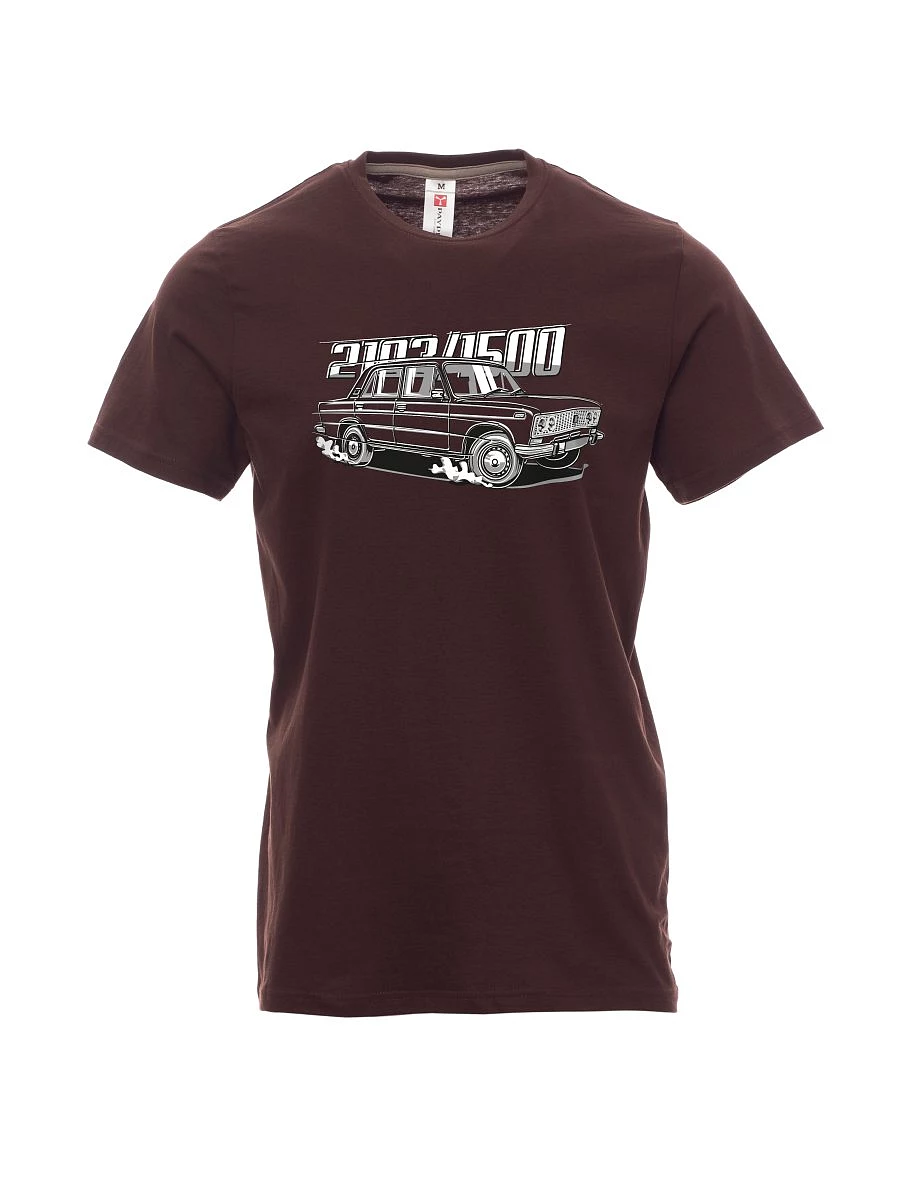 Dunkelbraun T-Shirt für MännerLada 2103 / VAZ 1500