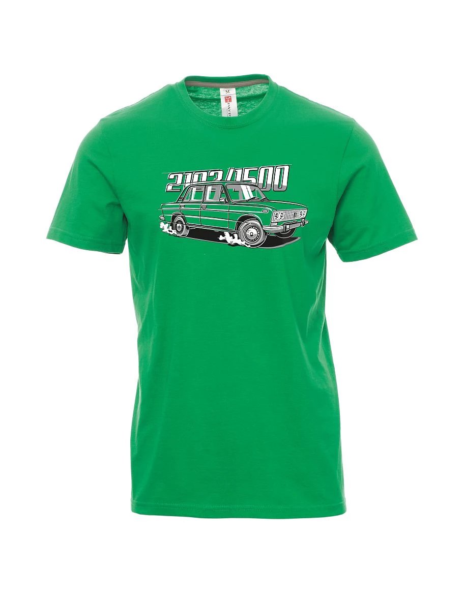 Grünes T-Shirt für MännerLada 2103 / VAZ 1500