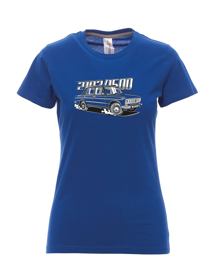 Königsblaues T-Shirt für Damen Lada 2103 / VAZ 1500
