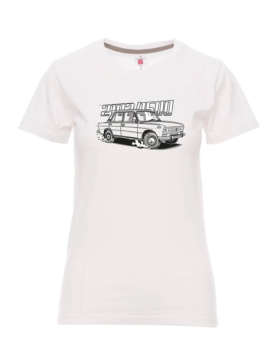 Weißes T-Shirt für Damen Lada 2103 / VAZ 1500
