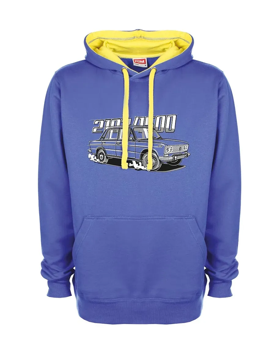 Gelb-blaues Sweatshirt Lada 2103 / VAZ 1500