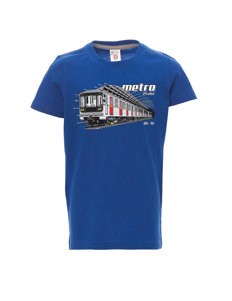 Blaues Kinder T-Shirt Metro 81-71