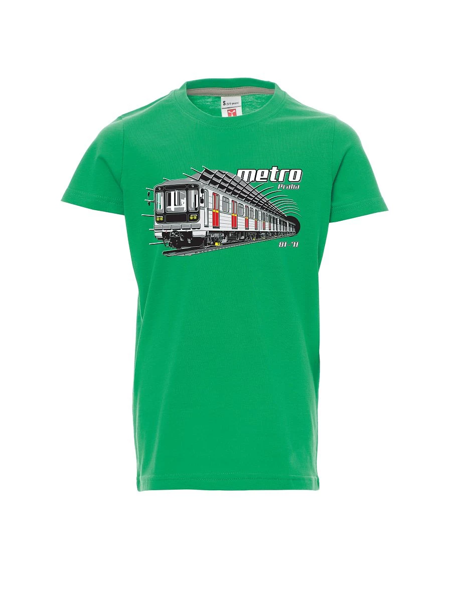 Grünes Kinder T-Shirt Metro 81-71