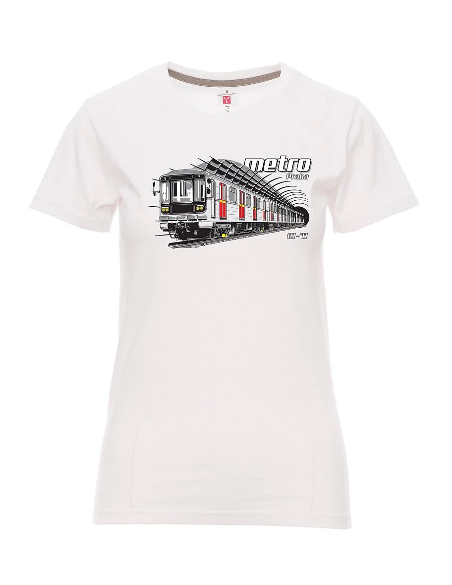 Weißes T-Shirt für Damen Metro 81-71