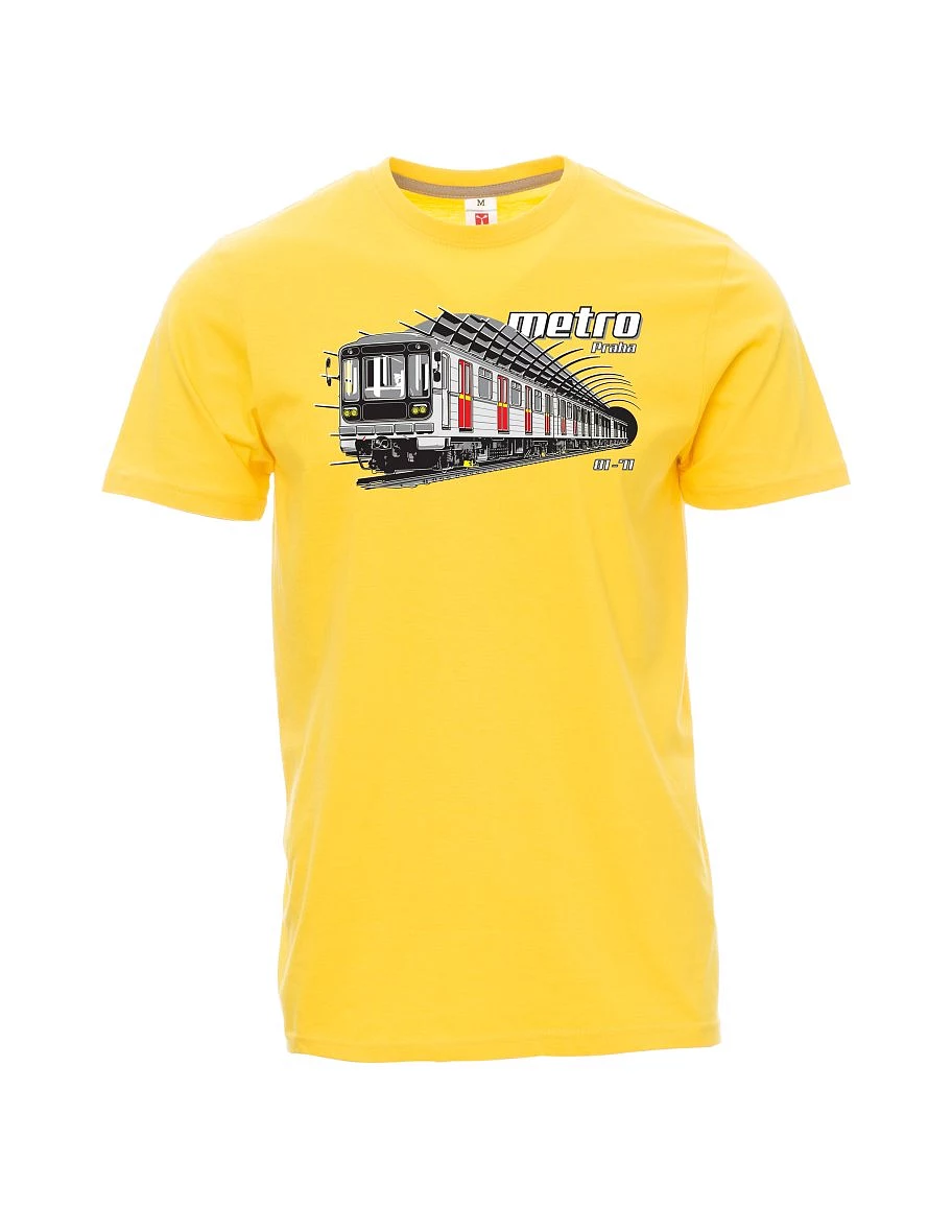 Gelbes T-Shirt für Männer Metro 81-71