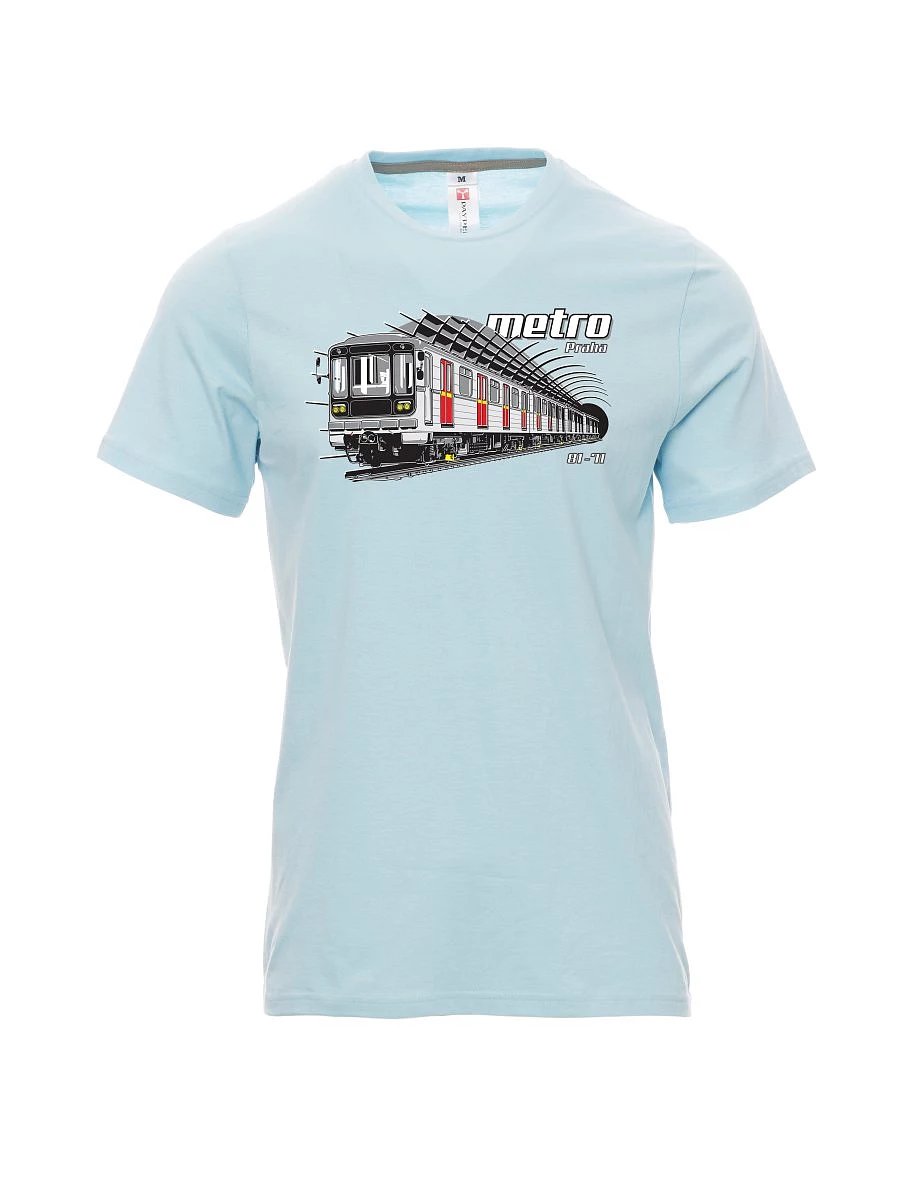 Blassblaues T-Shirt für Männer Metro 81-71