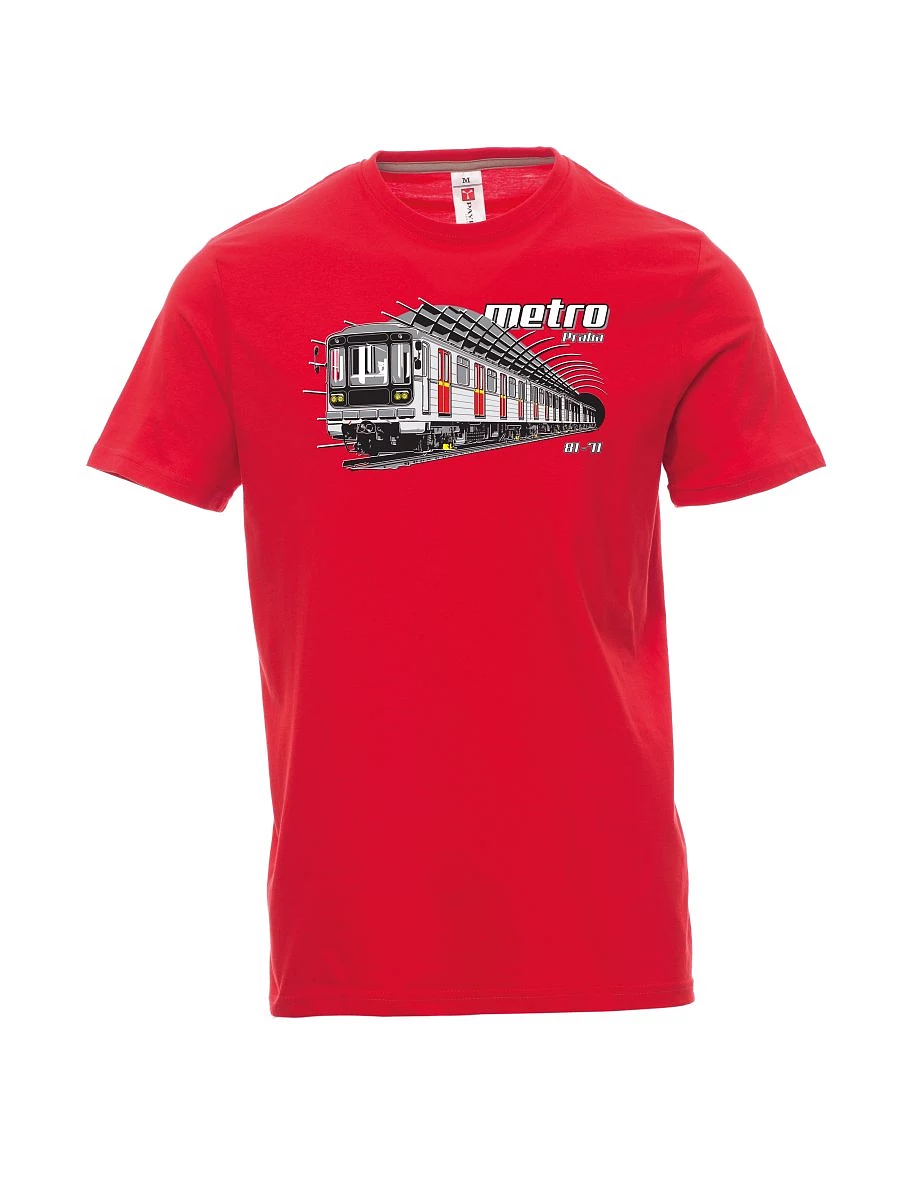 Rotes T-Shirt für Männer Metro 81-71