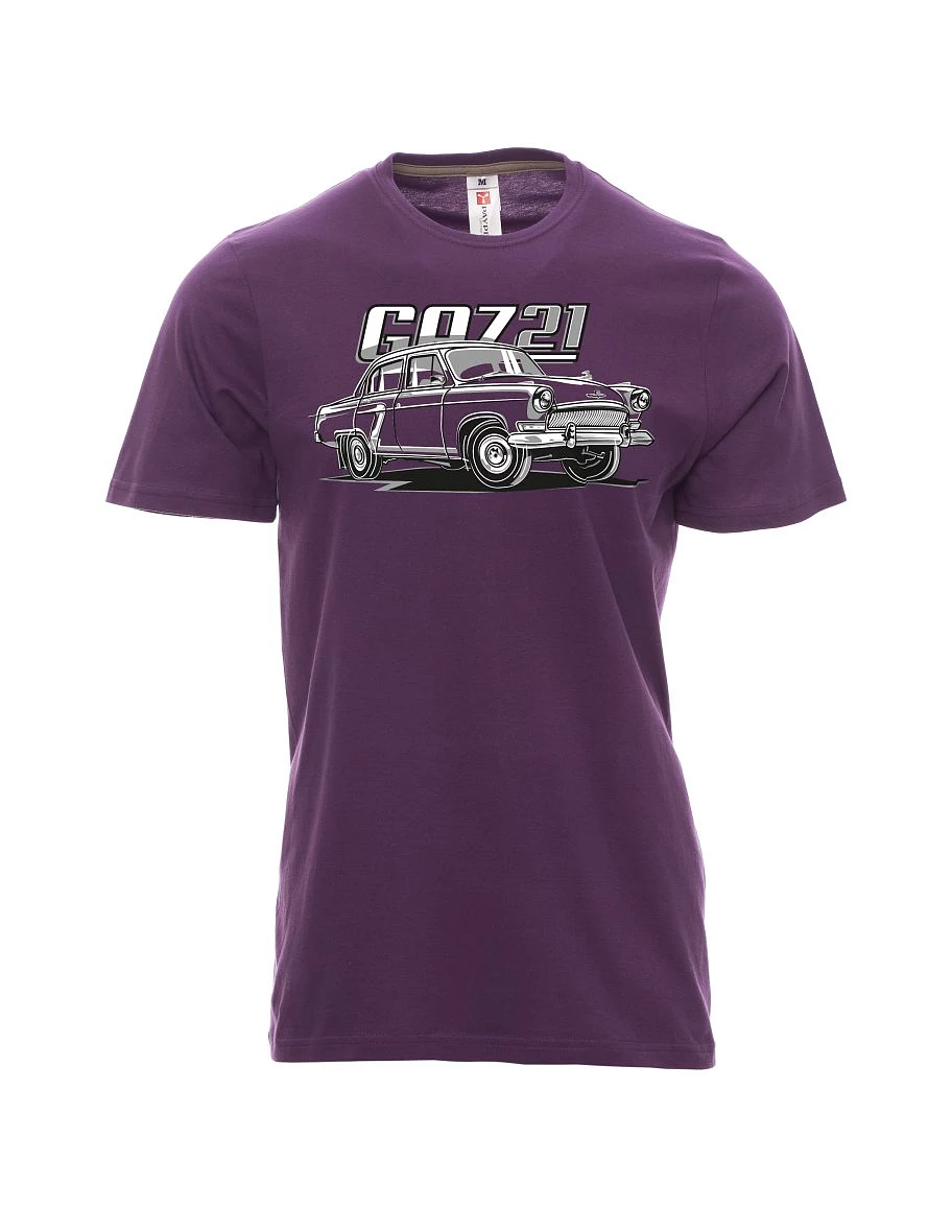 Violett T-Shirt für Männer GAZ 21