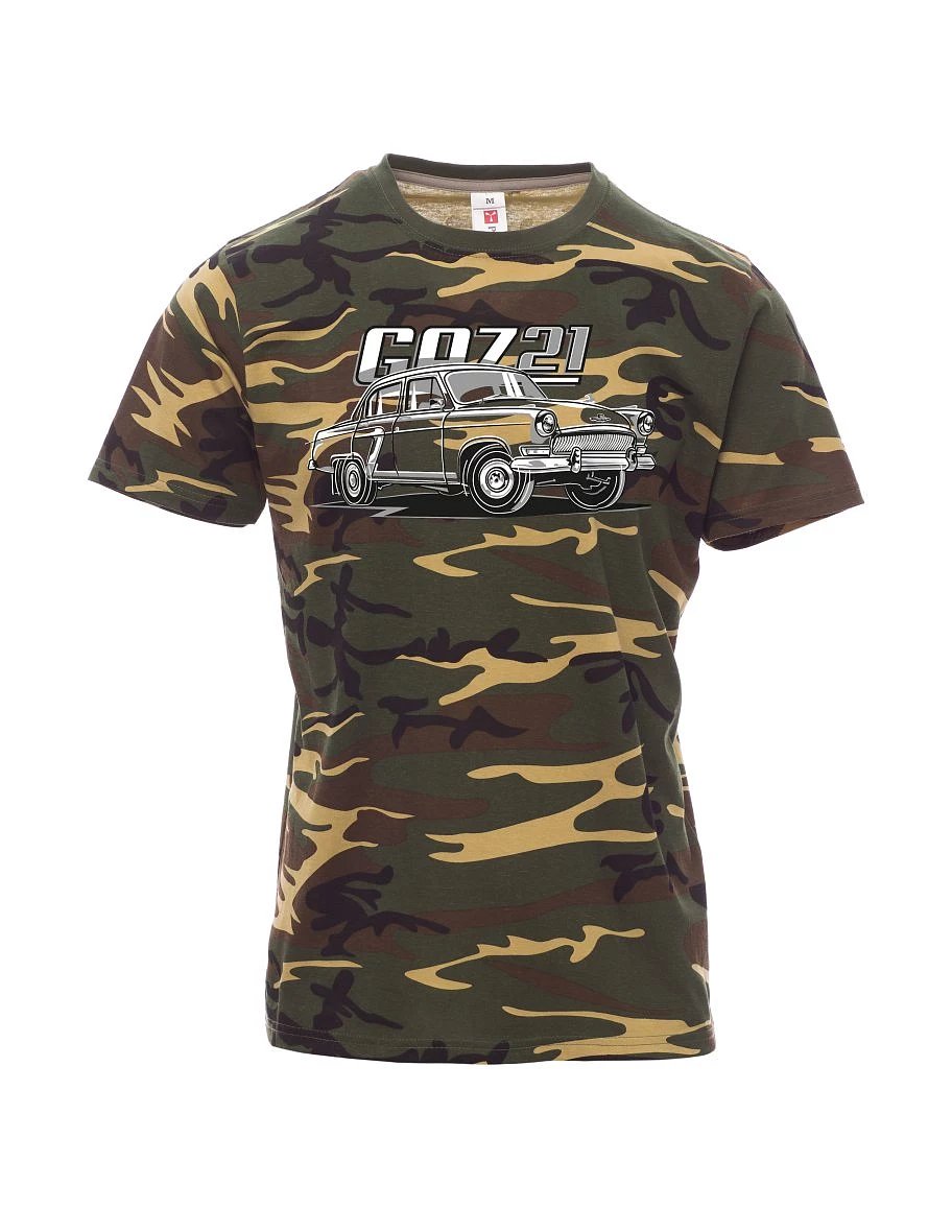 Tarnung T-Shirt für Männer GAZ 21