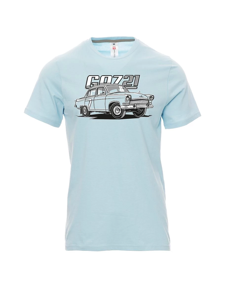 Blassblaues T-Shirt für Männer GAZ 21
