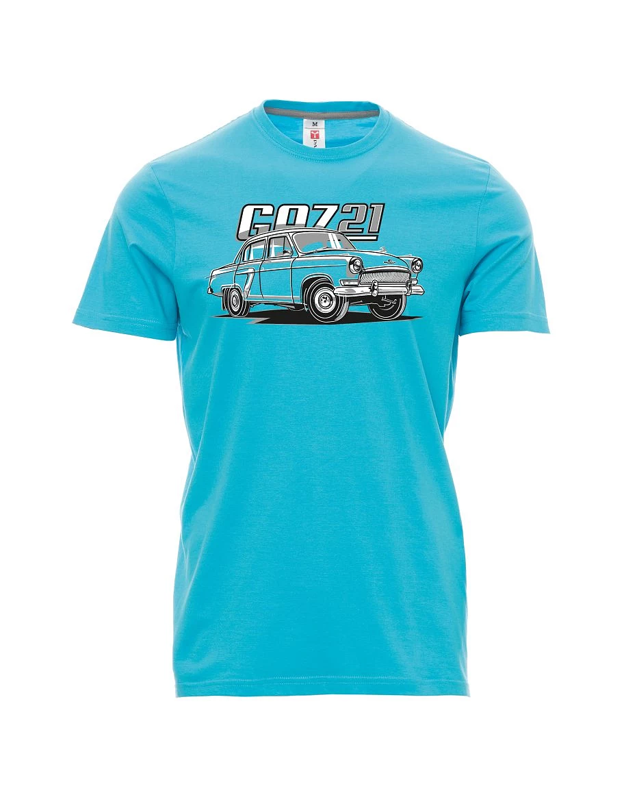 Atoll-blaues T-Shirt für Männer GAZ 21