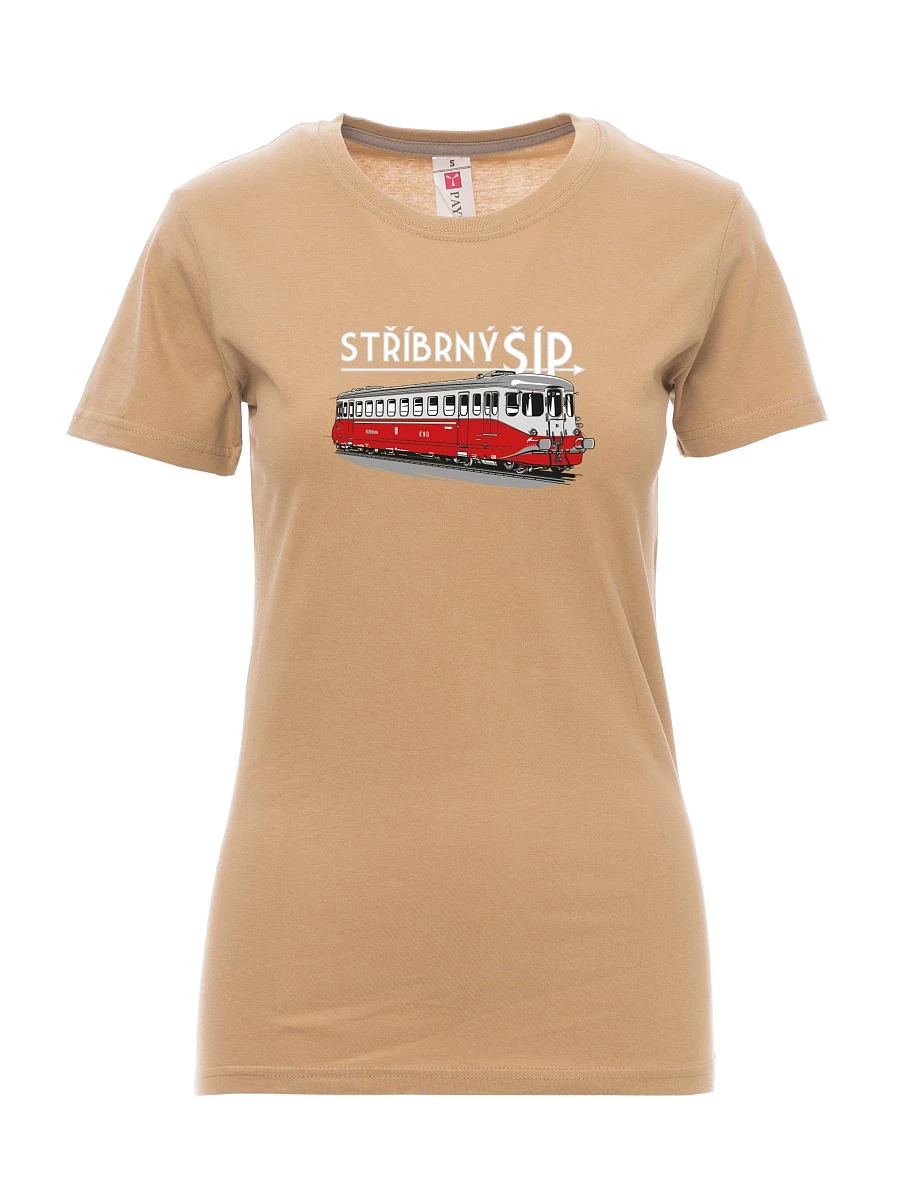 Braunes T-Shirt für Damen Silberpfeil M 260 001