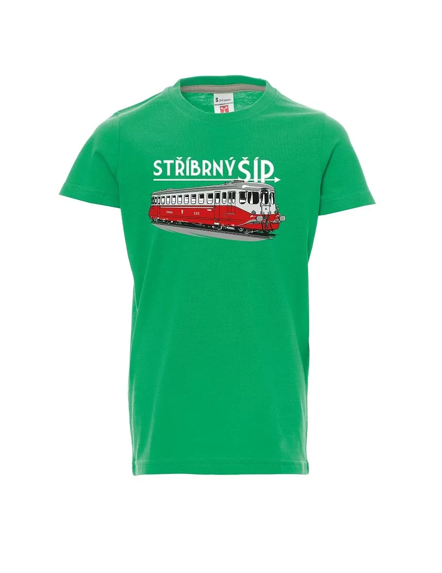 Grünes Kinder T-Shirt Silberpfeil M 260 001