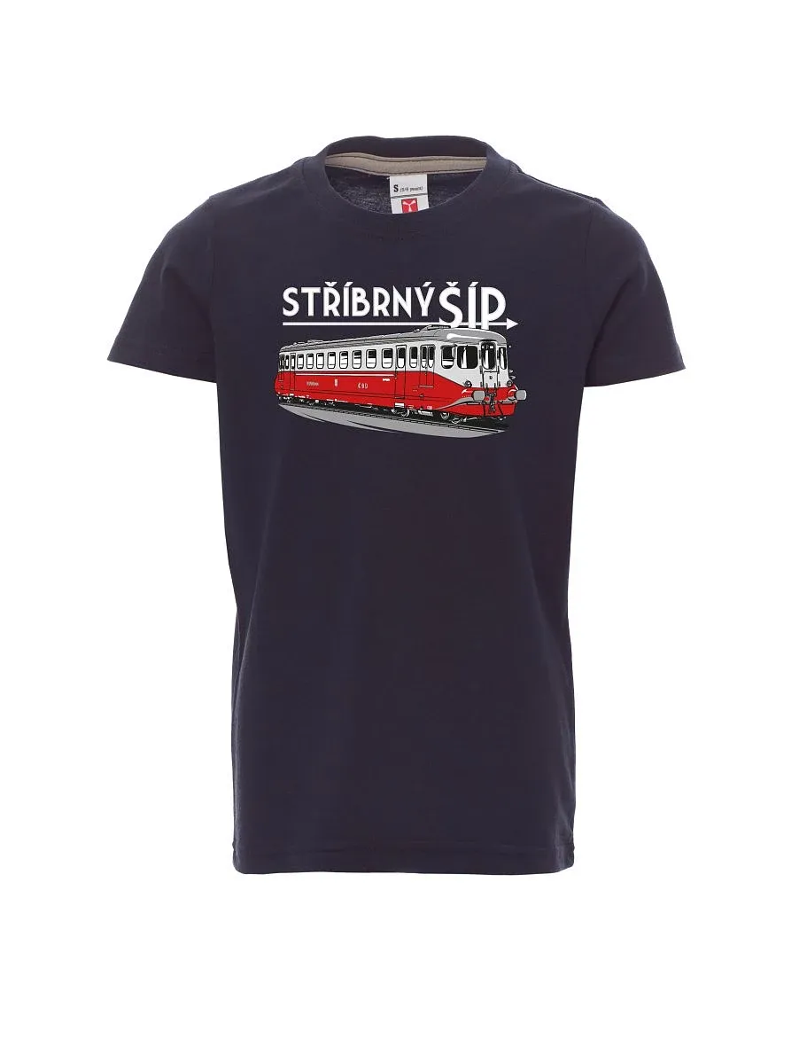 Navy Kinder T-Shirt Silberpfeil M 260 001