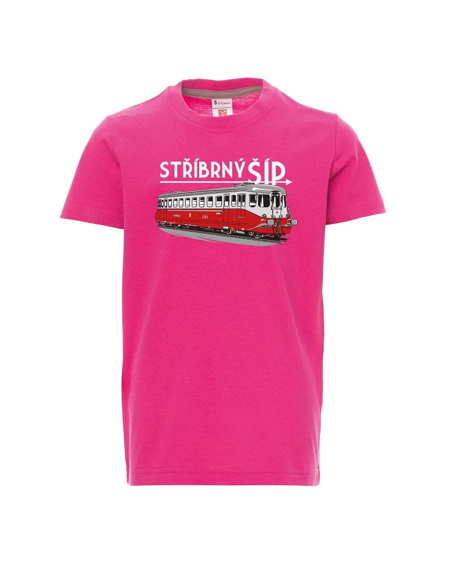 Rosa Kinder T-Shirt Silberpfeil M 260 001