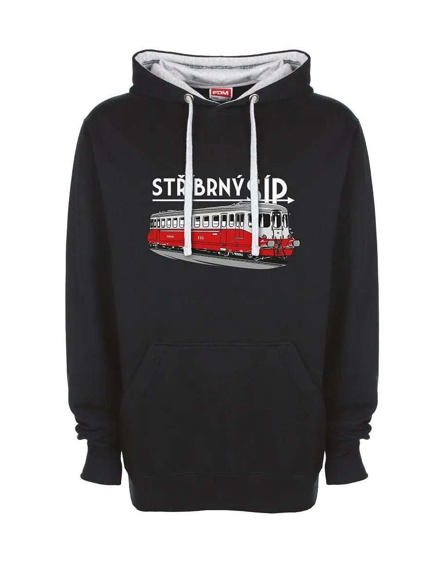 Grau-schwarzes Sweatshirt Silberpfeil M 260 001