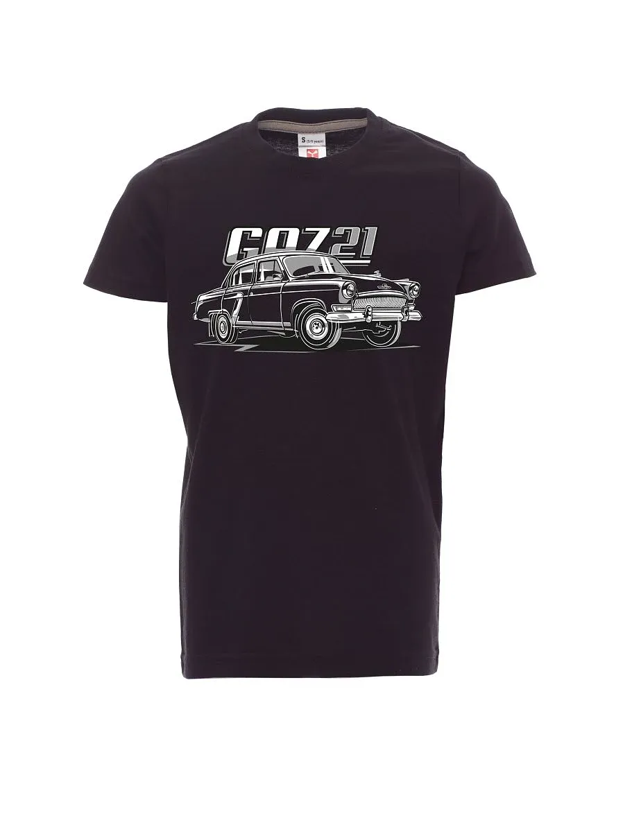 Schwarzes Kinder T-Shirt GAZ 21