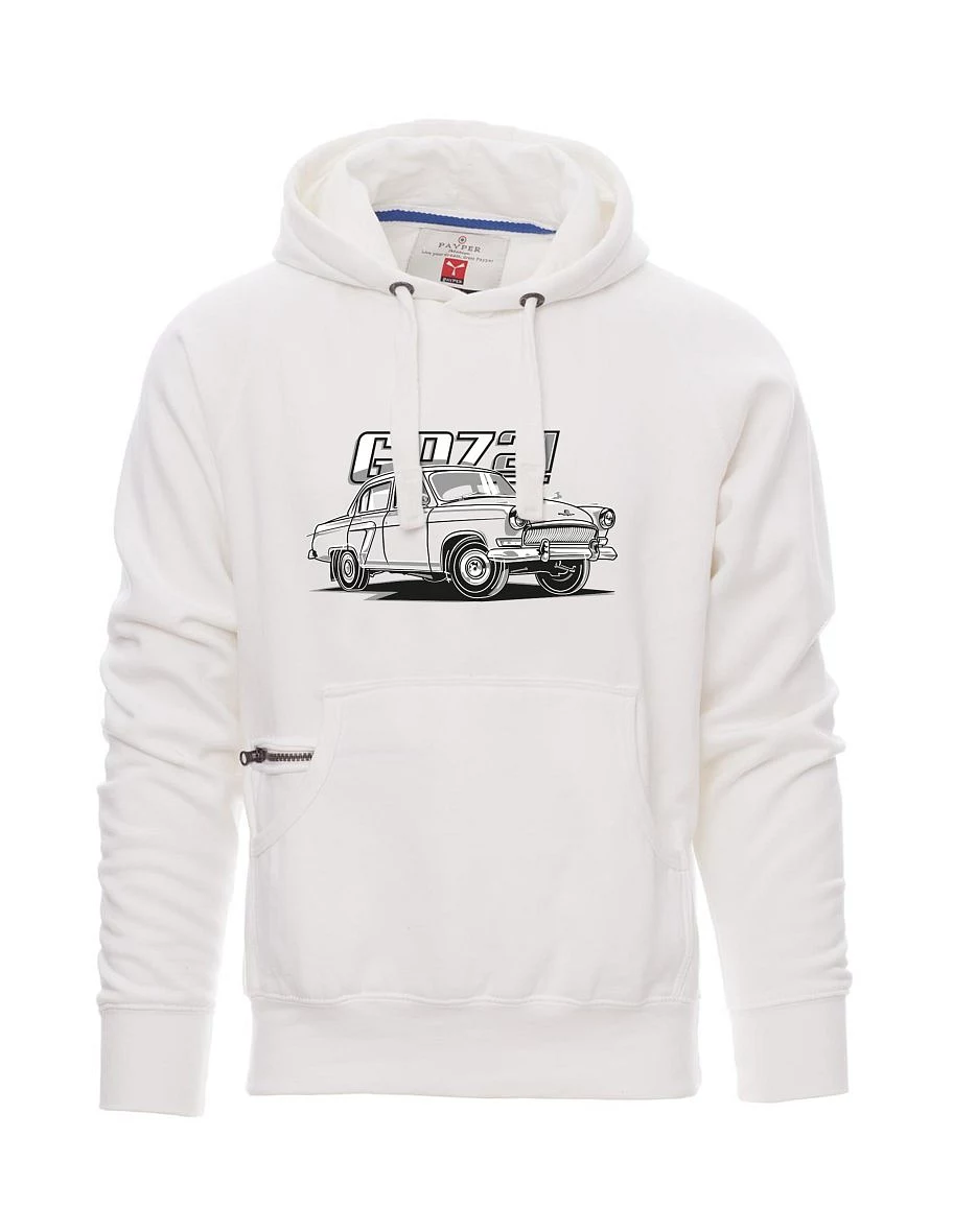 Weißes Sweatshirt für Männer GAZ 21