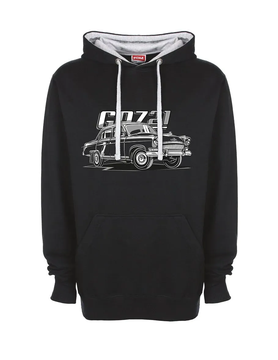 Grau-schwarzes Sweatshirt GAZ 21