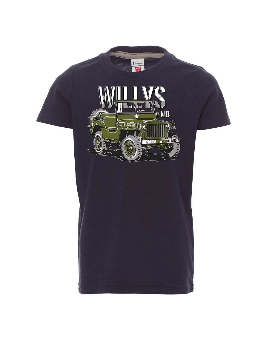 Navy Kinder T-Shirt Willys MB