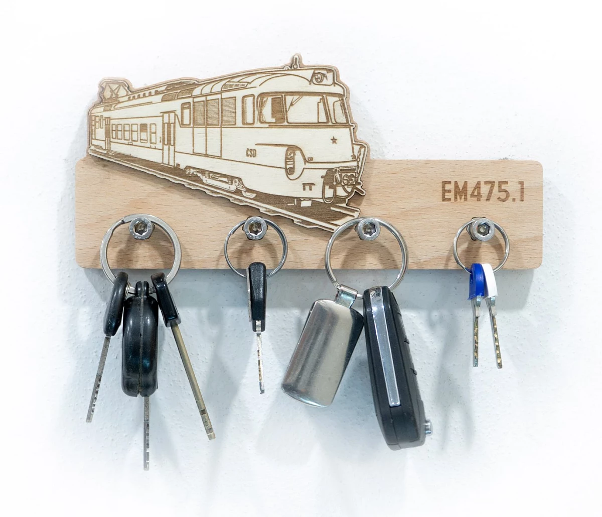 Schlüsselbrett aus Holz Männer Elektrogeräte 475.1