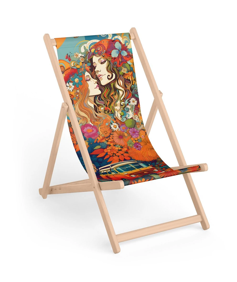 Hippie-Liegestuhl