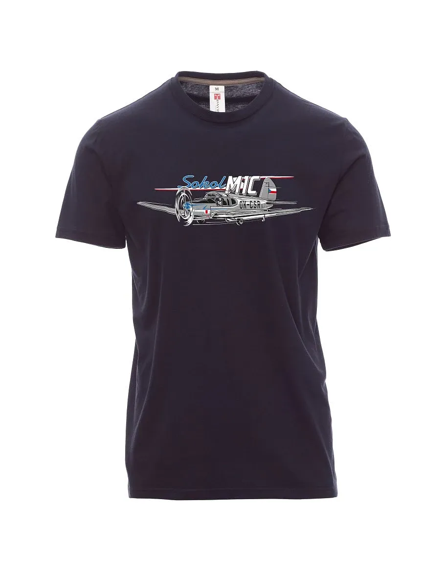 Marine T-Shirt für Männer Flugzeug Sokol