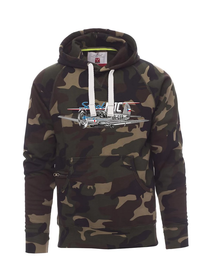 Tarnung Sweatshirt für Männer Flugzeug Sokol