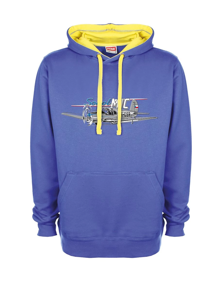 Gelb-blaues Sweatshirt Flugzeug Sokol
