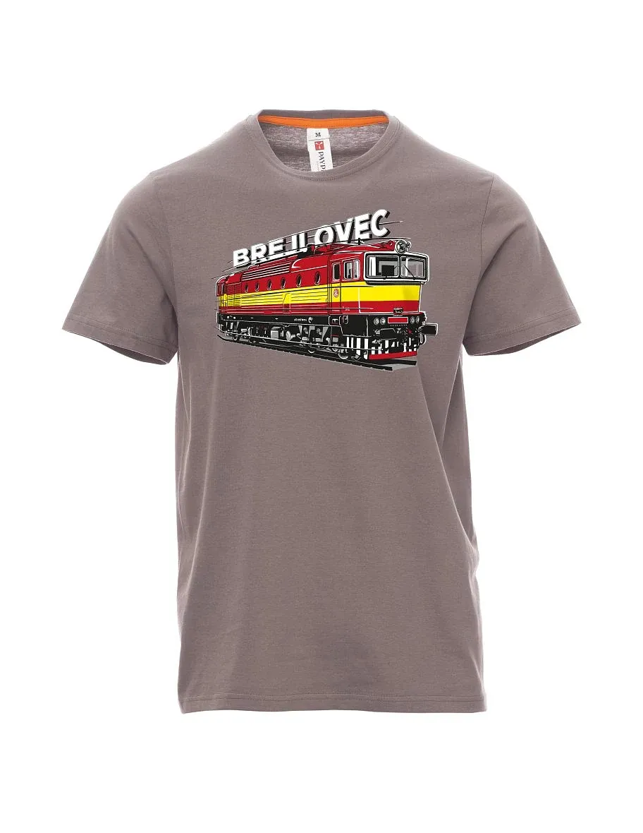 Stahlgrau T-Shirt für Männer Lokomotive 753