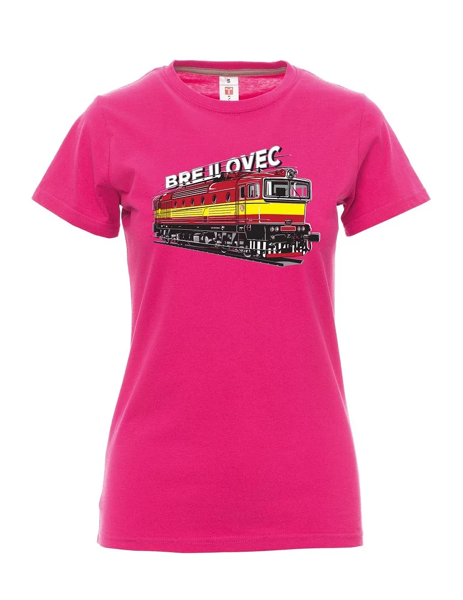 Rosa T-Shirt für Damen Lokomotive 753