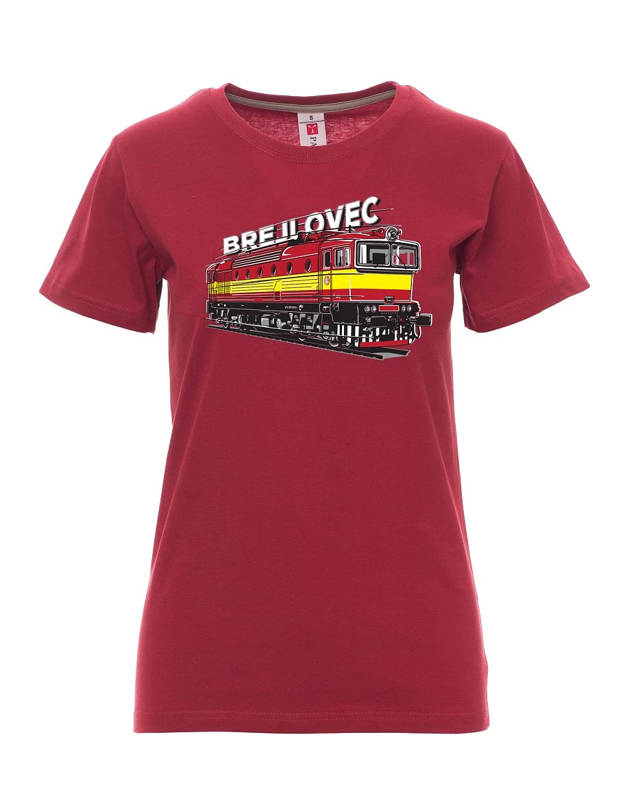 Bordeaux T-Shirt für Damen Lokomotive 753