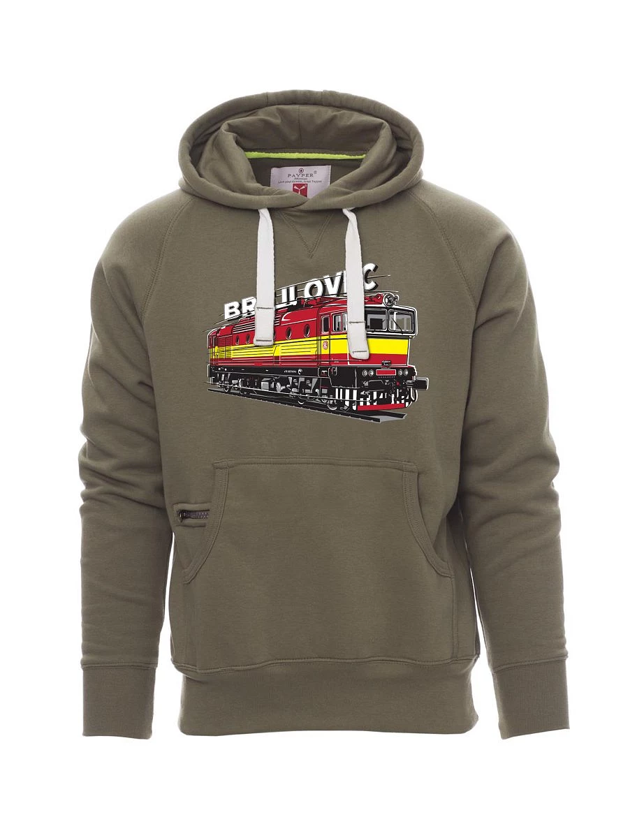 Khaki Sweatshirt für Männer Lokomotive 753