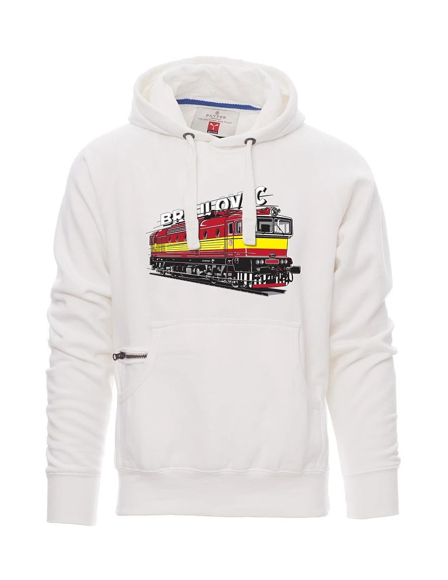 Weißes Sweatshirt für Männer Lokomotive 753