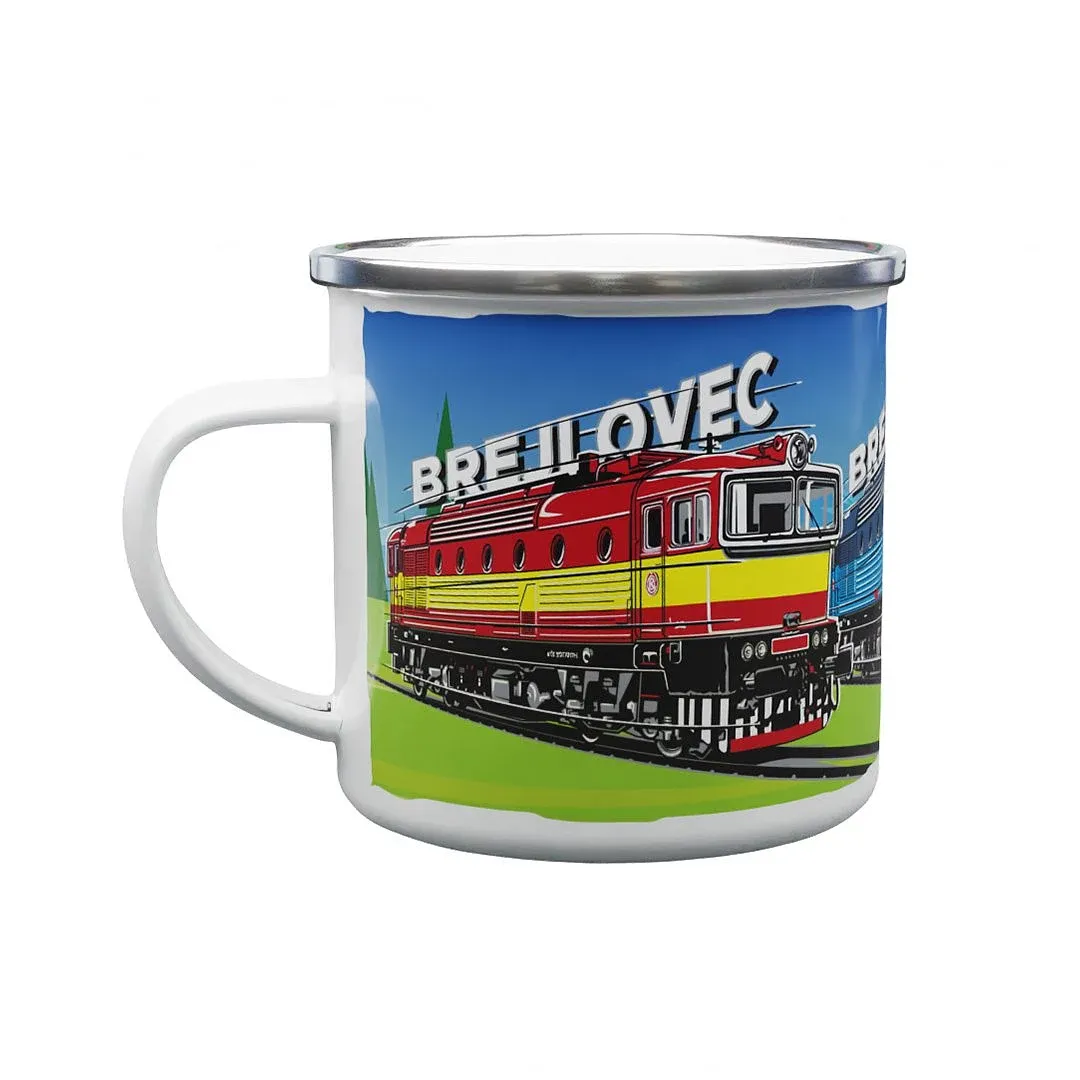 Emaille-Tasse Lokomotive 140 330 ml