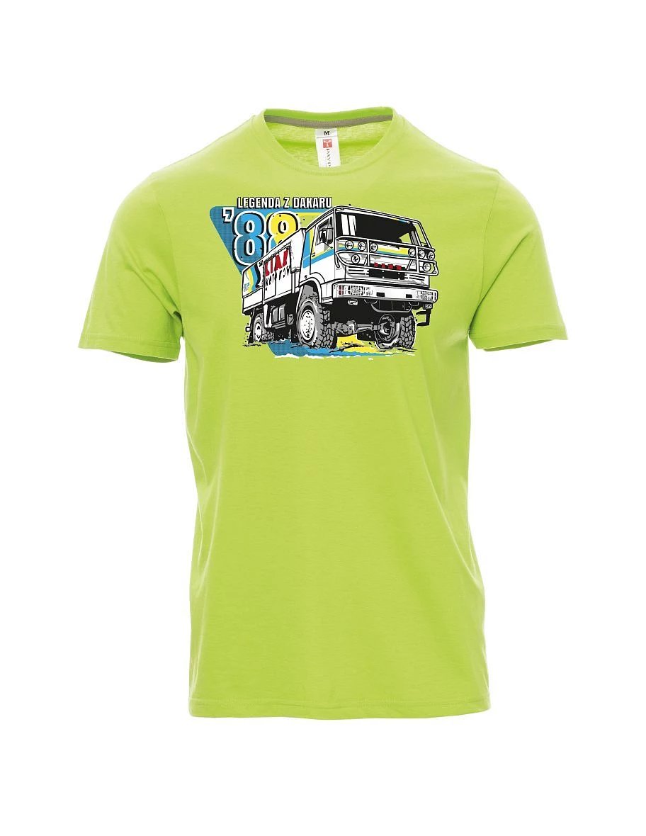 Hellgrünes T-Shirt für Männer Liaz aus dakar 1987
