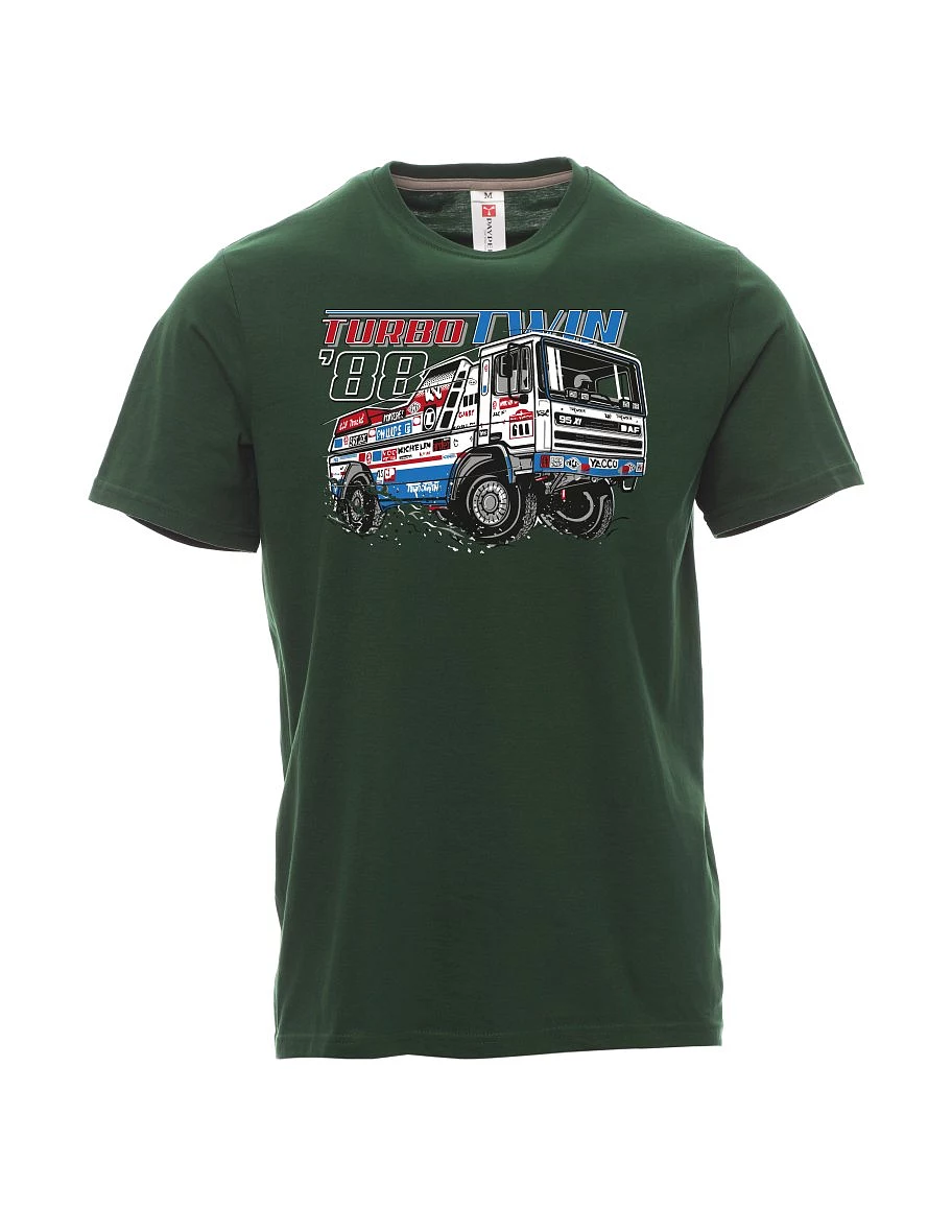 Dunkelgrün T-Shirt für Männer TurboTwin aus dakar 1988
