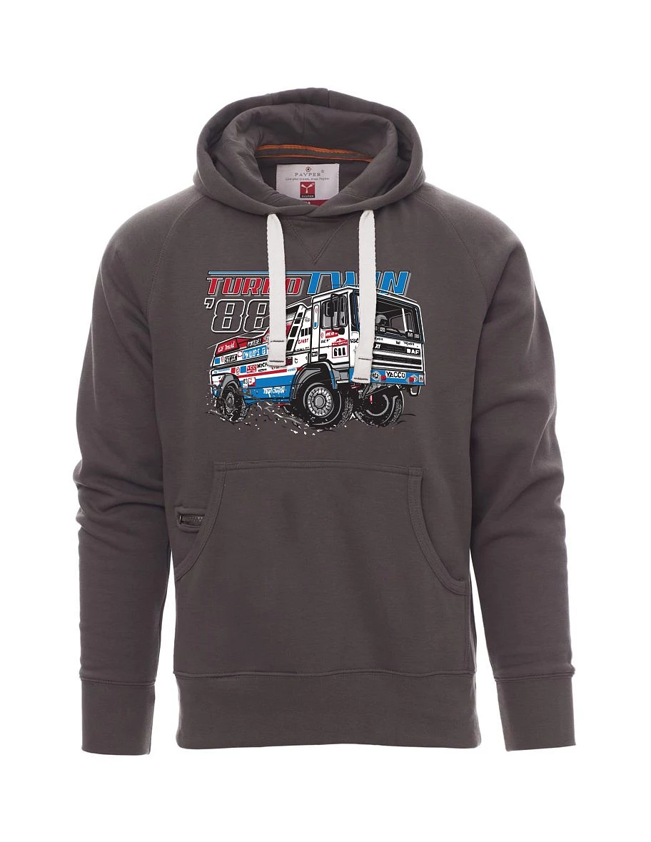 Graues Sweatshirt für Männer TurboTwin aus Dakar 1988