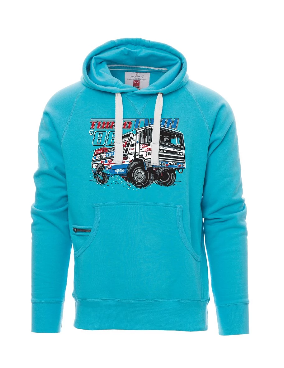 Hellblaues Sweatshirt für Männer TurboTwin aus Dakar 1988