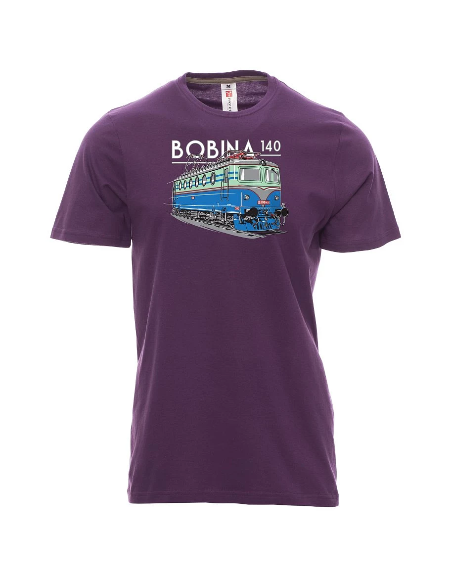 DISCOUNT - Violett T-Shirt für Männer Lokomotive 140 M