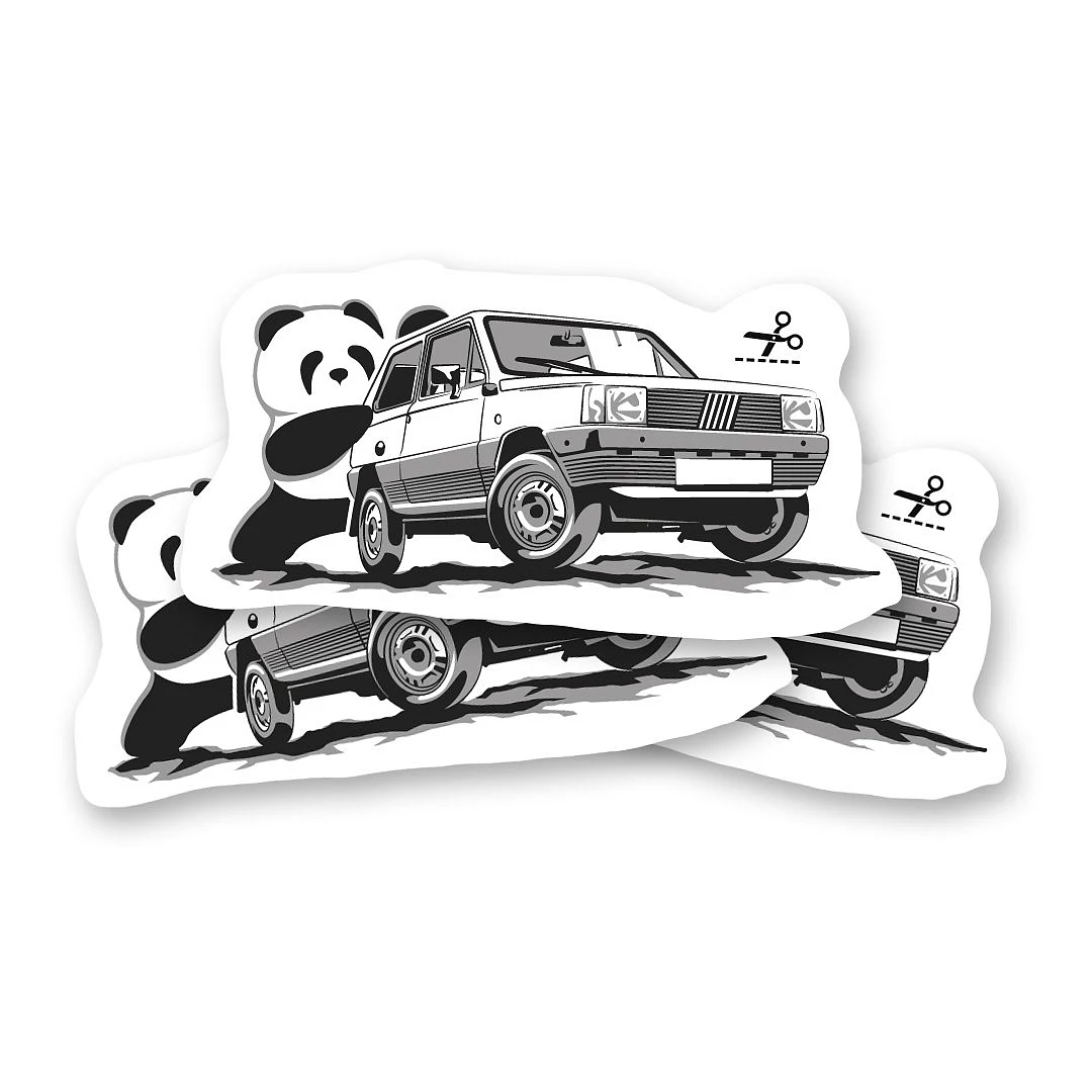 Abwaschbares Tatoo mit den erfahrenen Der italienische Veteran F Panda