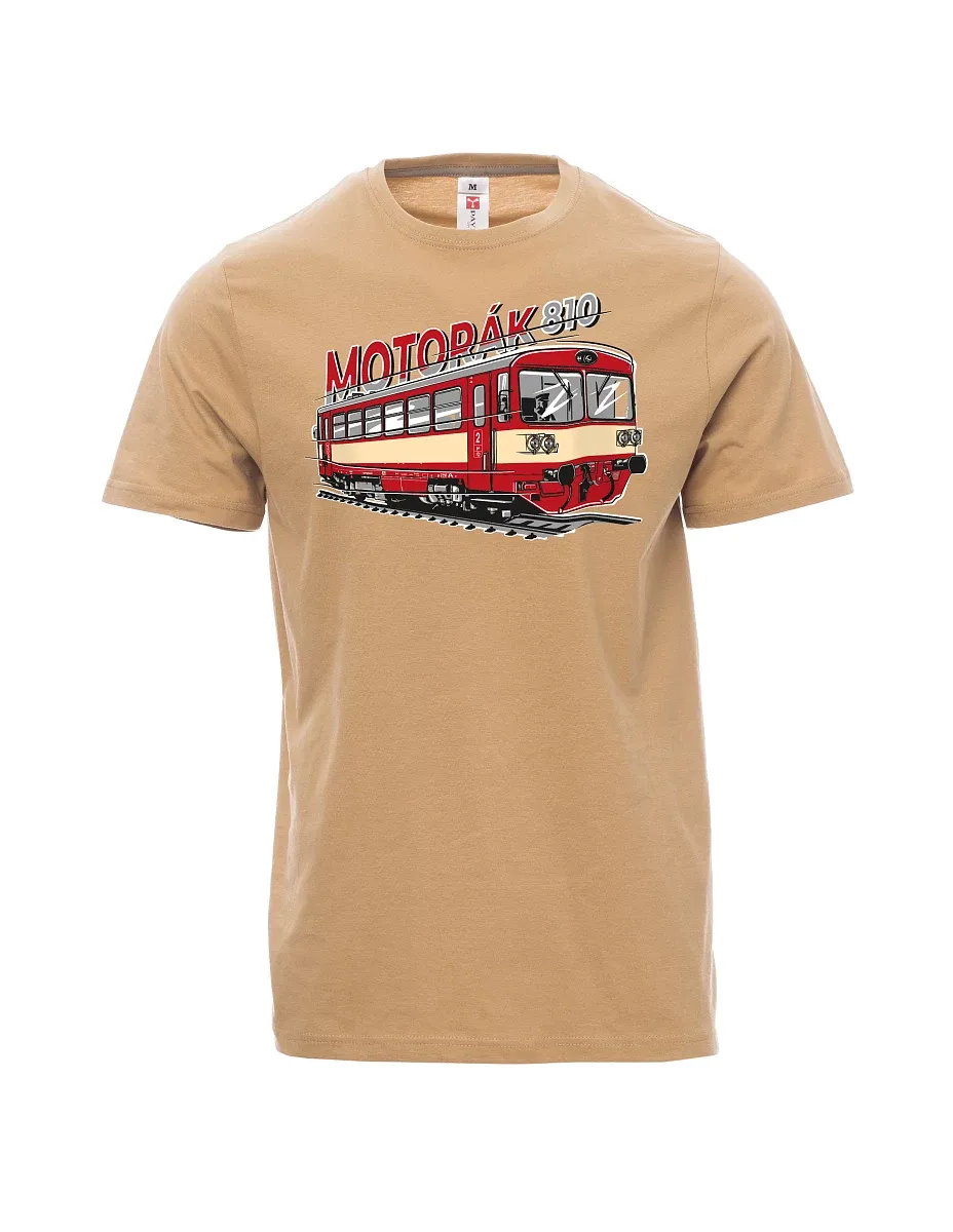 Braunes T-Shirt für Männer Autozug 810