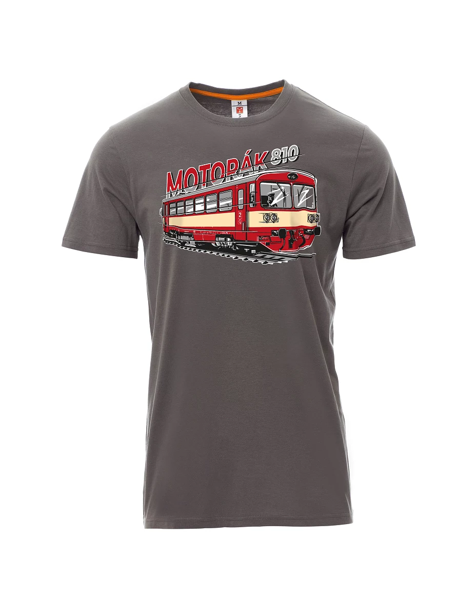 Graues T-Shirt für Männer Autozug 810