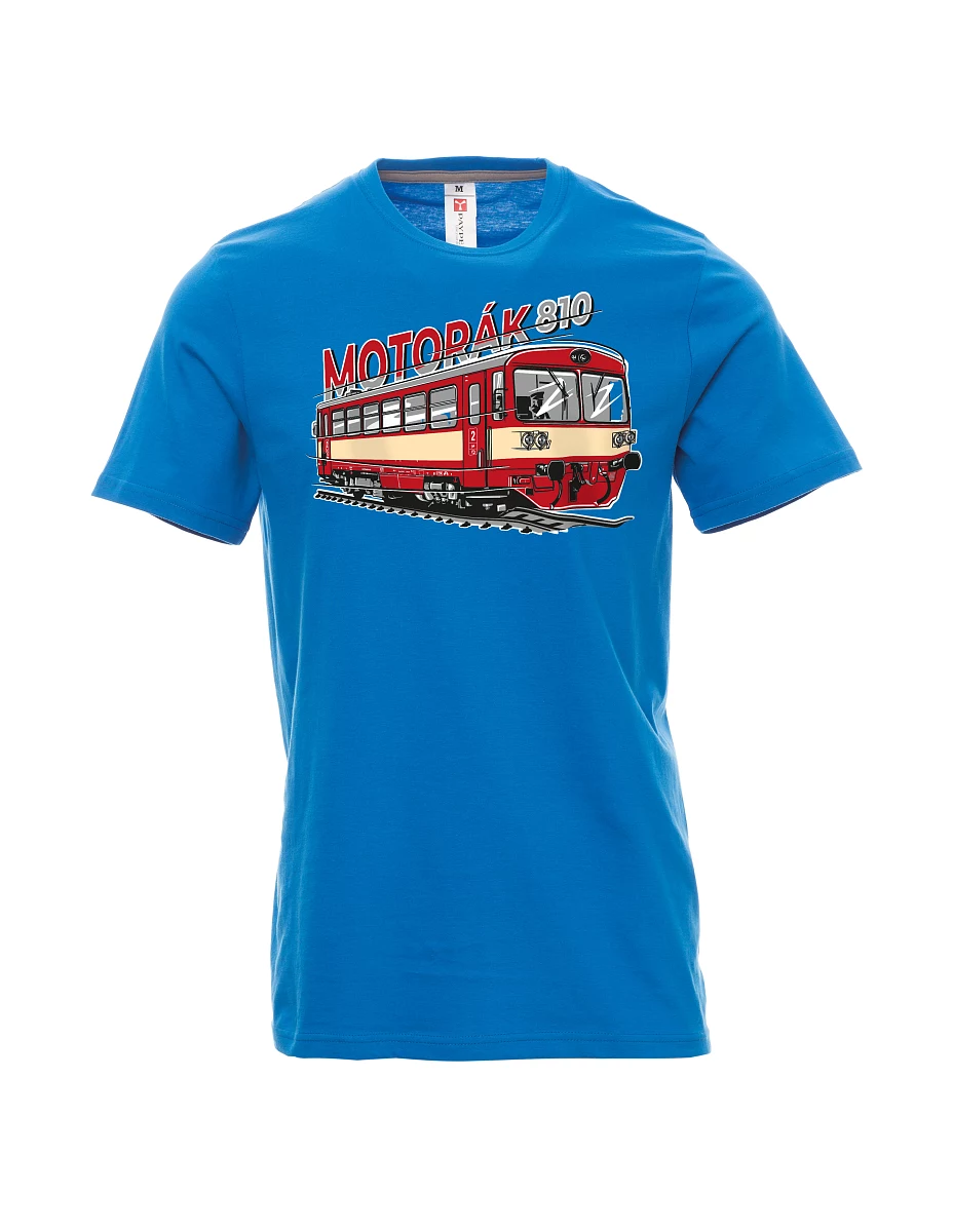 Hellblaues T-Shirt für Männer Autozug 810
