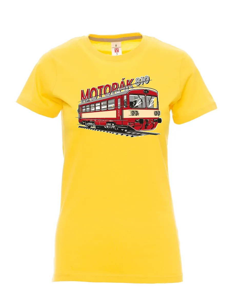 Gelbes T-Shirt für Damen Autozug 810