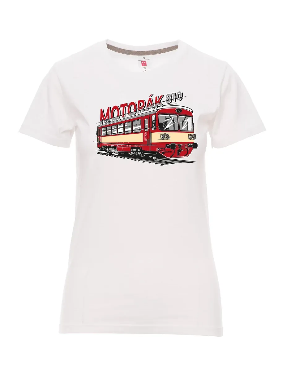 Weißes T-Shirt für Damen Autozug 810