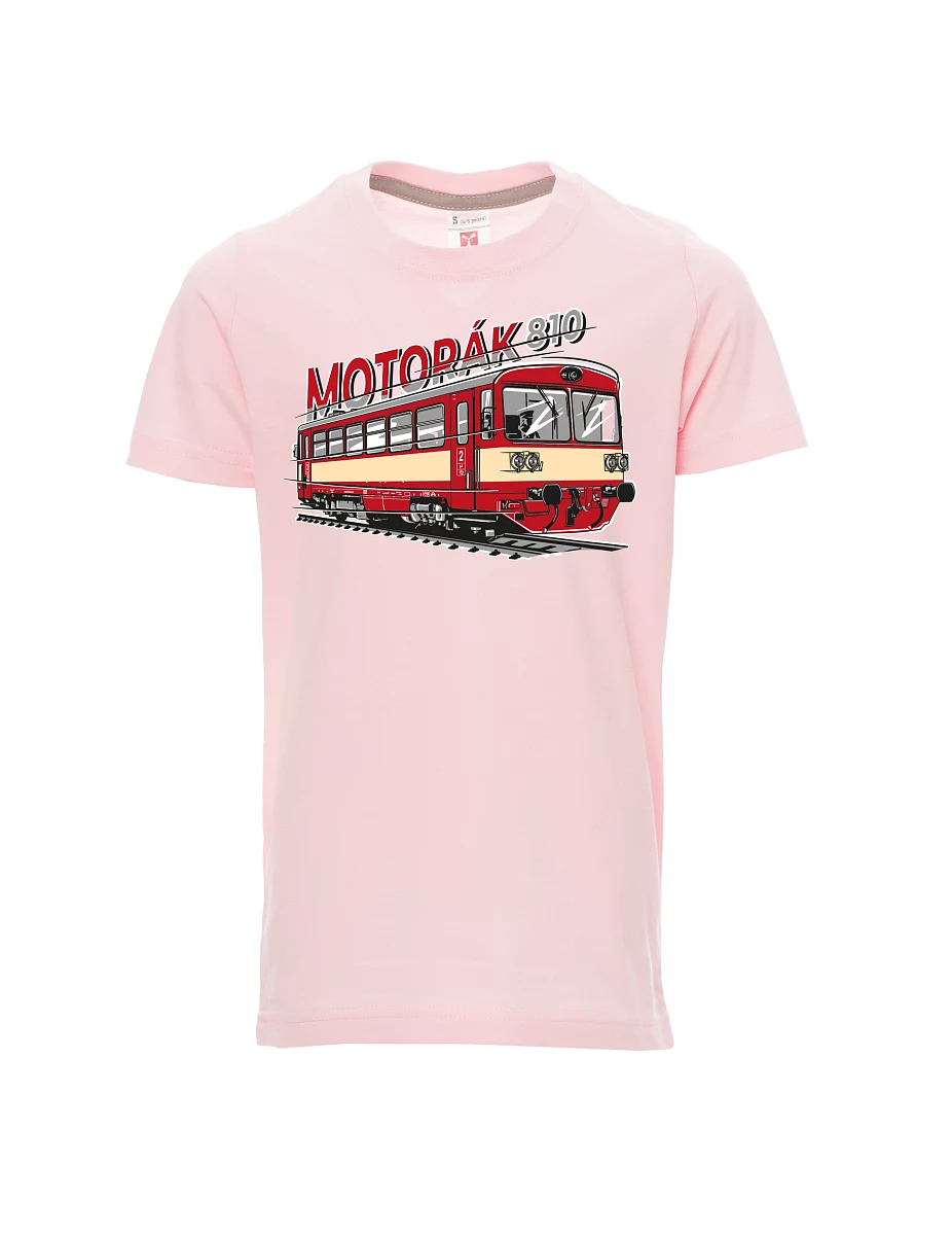 Hell-Pink Kinder T-Shirt Autozug 810