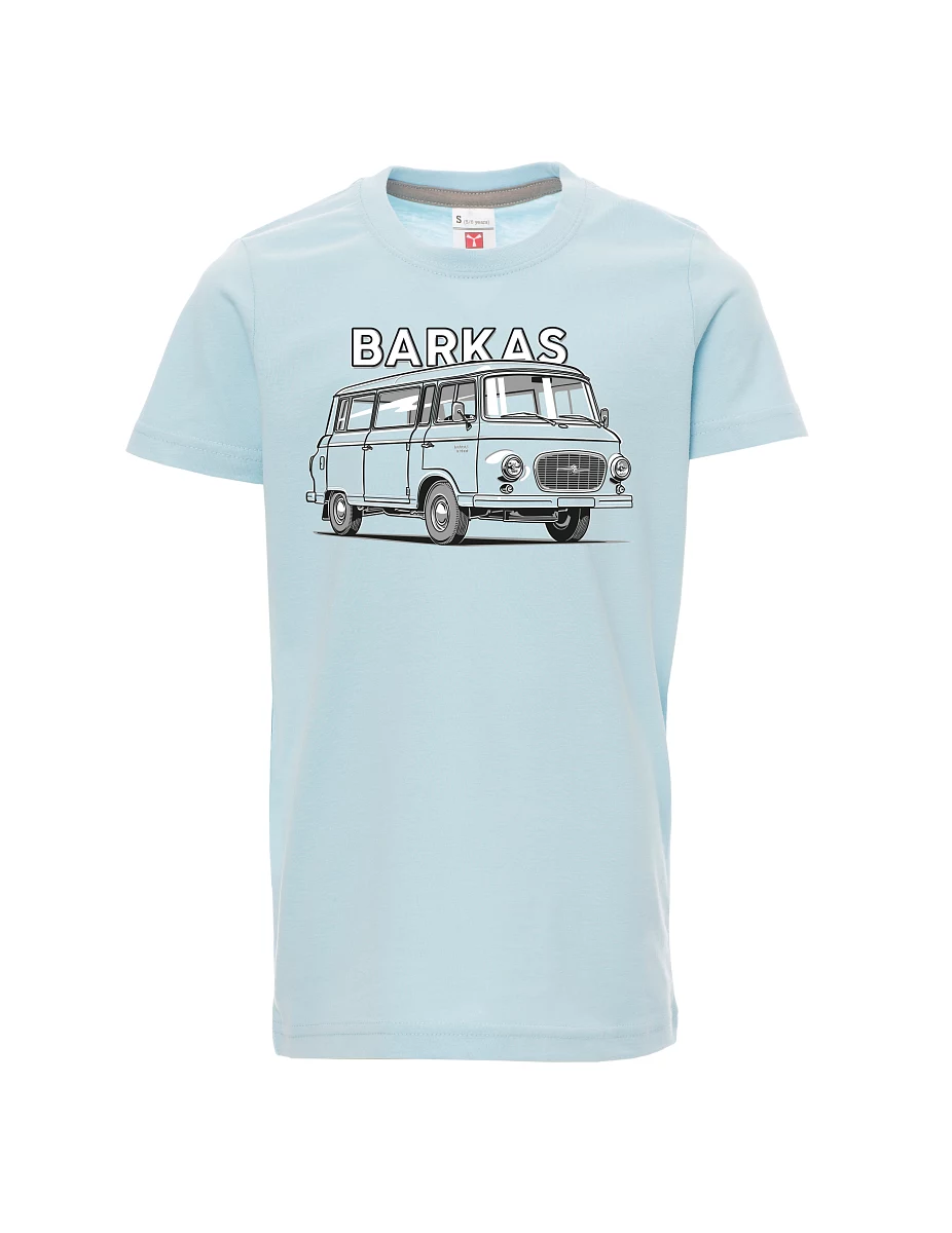 Blassblaues Kinder T-Shirt Barkas B1000
