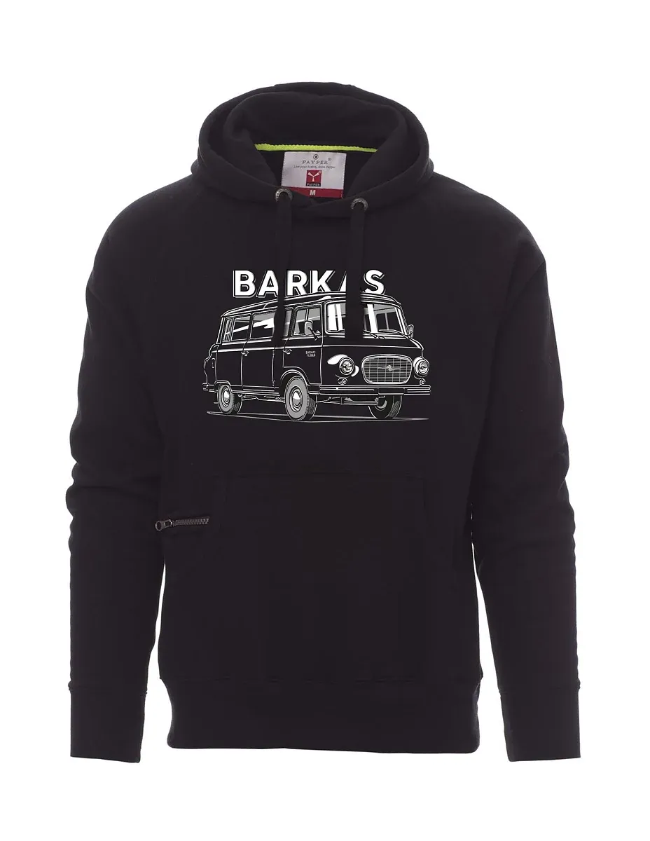 Schwarzes Sweatshirt für Männer Barkas B1000