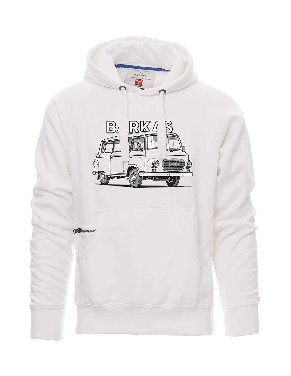 Weißes Sweatshirt für Männer Barkas B1000